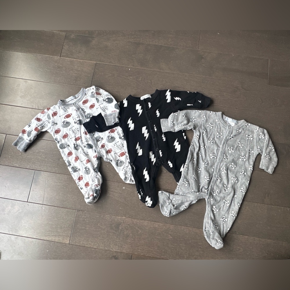 Baby Steps One Piece Footies - NEWBORN
